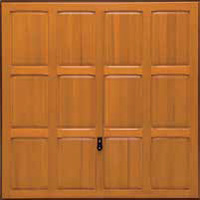 Hormann Series 2000 timber up and over garage doors Style 2121 Chesterfield
